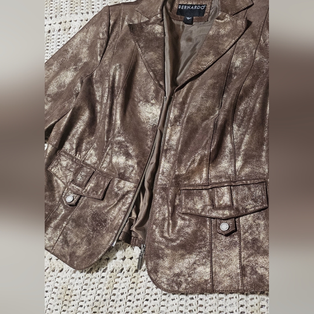 Genuine leather jacket - Picture 3 of 7